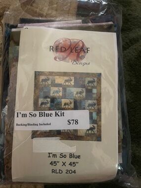 "I'm So Blue" Quilt Kit – Blue and Brown